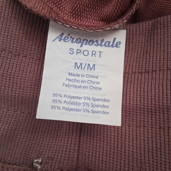 Aeropostale Sport Plum Color French Terry Jogger Pants SzM NWT - Picture 4 of 5